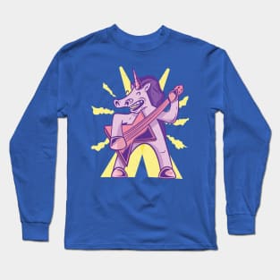 Unicorn Guitar Long Sleeve T-Shirt